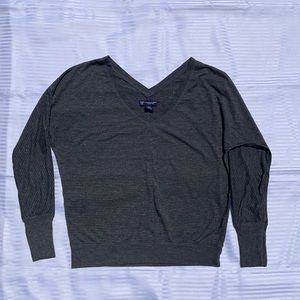 American eagle dolman charcoal with silver stripe